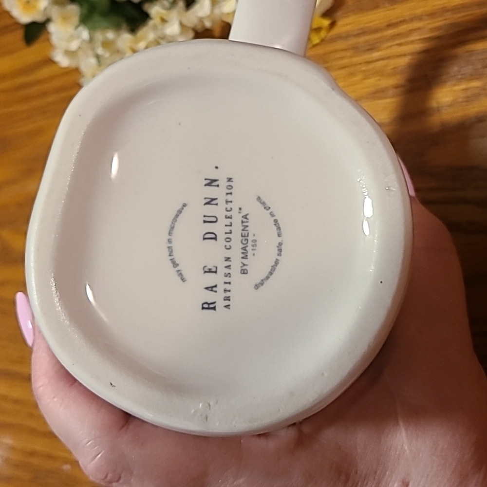 Rae Dunn OFFENSE / DEFENSE Double Sided White Ceramic Mug - Picture 6 of 7